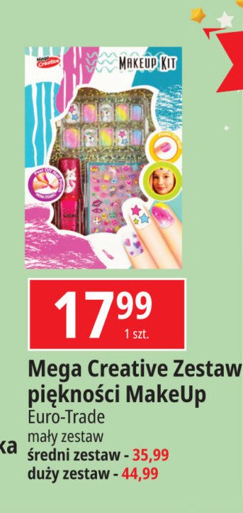 Zestaw piękności makeup średni MEGA CREATIVE promocja