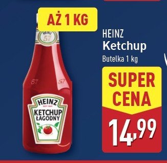 Ketchup łagodny Heinz promocja w Aldi