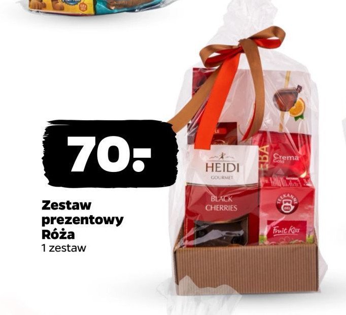 Zestaw prezentowy róża promocja w Netto