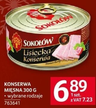 Konserwa mięsna Sokołów 300 g promocja w Selgros
