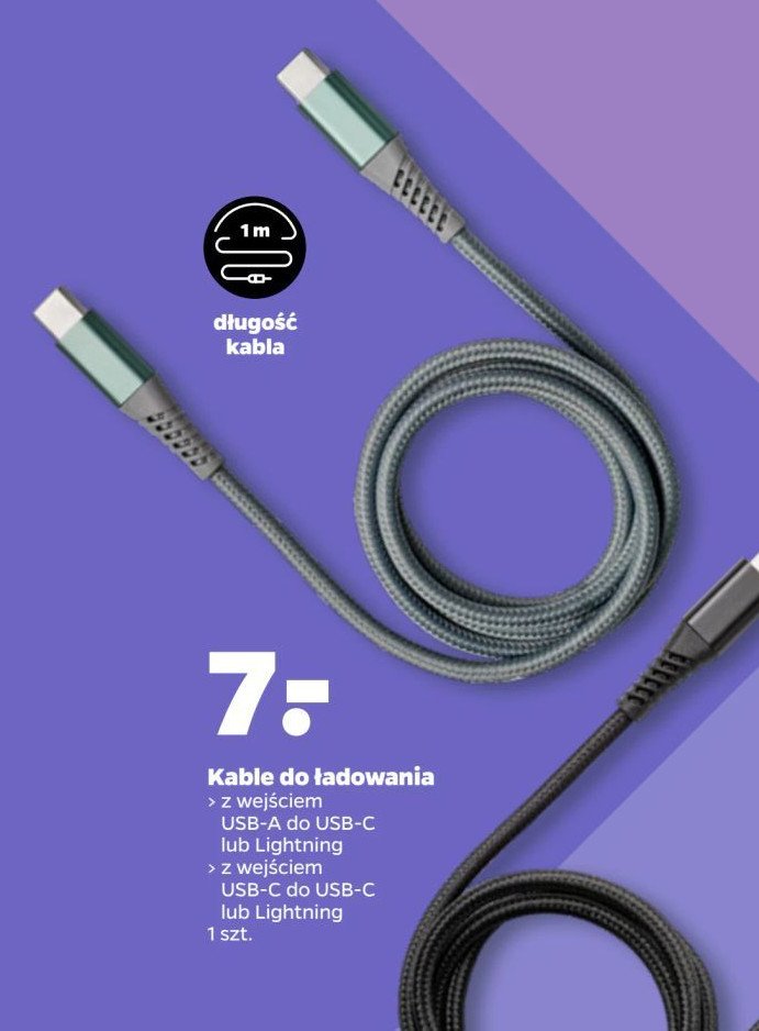 Kabel usb-c promocja w Netto