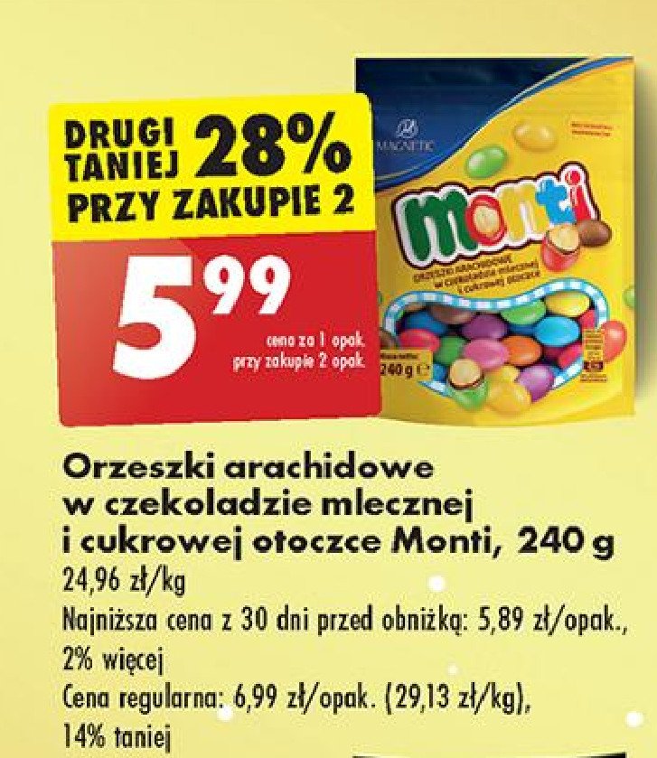 Draże monti Magnetic promocja