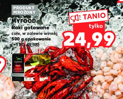 Raki w zalewie winnej Myfood promocja