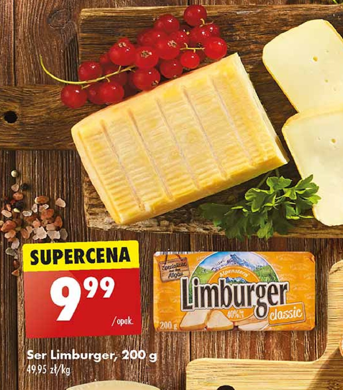 Ser pleśniowy Limburger promocja