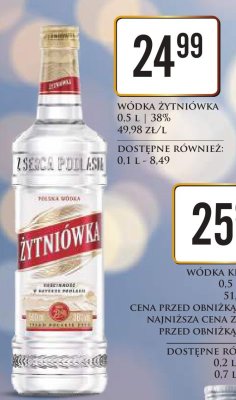 Wódka promocja w Dino
