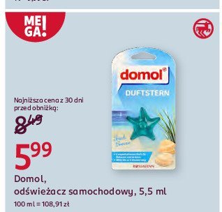 Od艣wie偶acz samochodowy fresh breeze Domol promocja