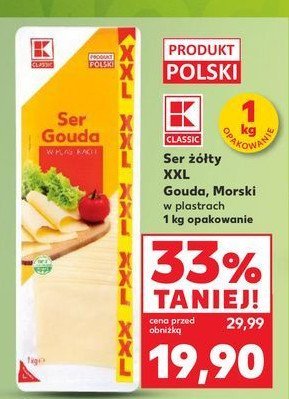 Ser morski plastry K-classic promocja