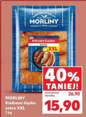 Kiełbasa śląska extra XXL Morliny promocja w Kaufland