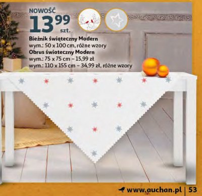 Obraz świąteczny modern 75 x 75 cm promocja