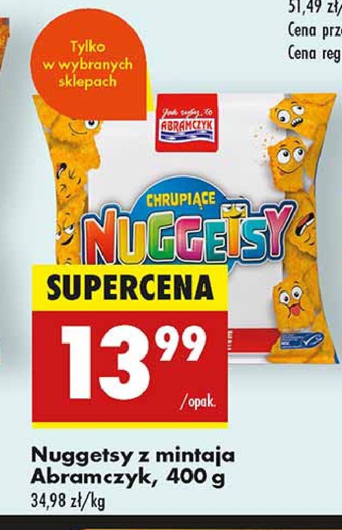 Nuggetsy z mintaja Abramczyk promocja