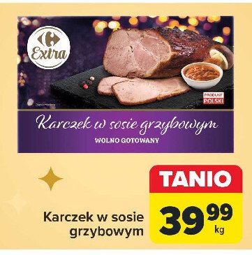 Karczek w sosie grzybowym Carrefour extra promocja w Carrefour