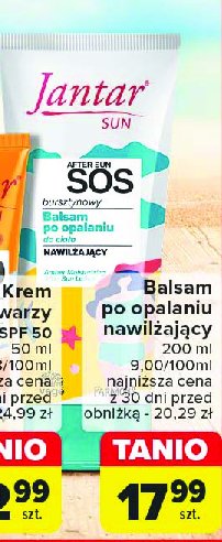 Balsam bursztynowy po opalaniu sos Farmona jantar sun promocja