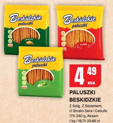 Paluszki BESKIDZKIE Z Sezamem promocja w Chorten