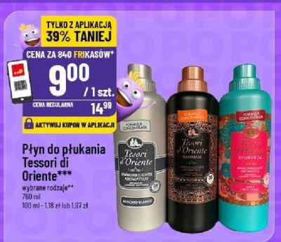 Płyn do płukania Tessori di Oriente różne rodzaje promocja w POLOmarket