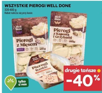Pierogi Well Done promocja w Stokrotka