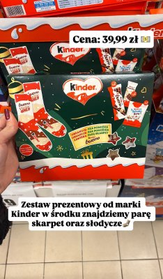 Zestaw prezentowy Kinder promocja w Intermarche