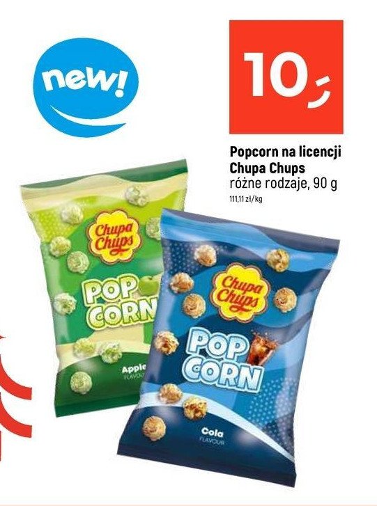 Popcorn apple Chupa chups promocja w Dealz