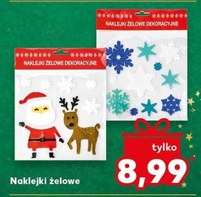 Naklejki żelowe promocja w Kaufland