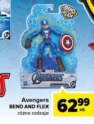 Figurka avengers kapitan ameryka bend and flex Hasbro promocja
