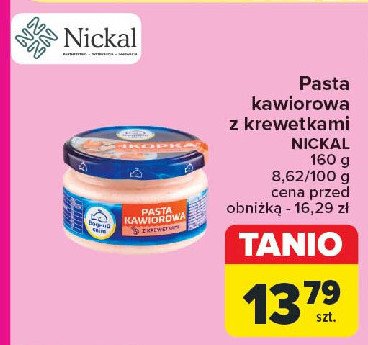 Pasta kawiorowa Nickal promocja