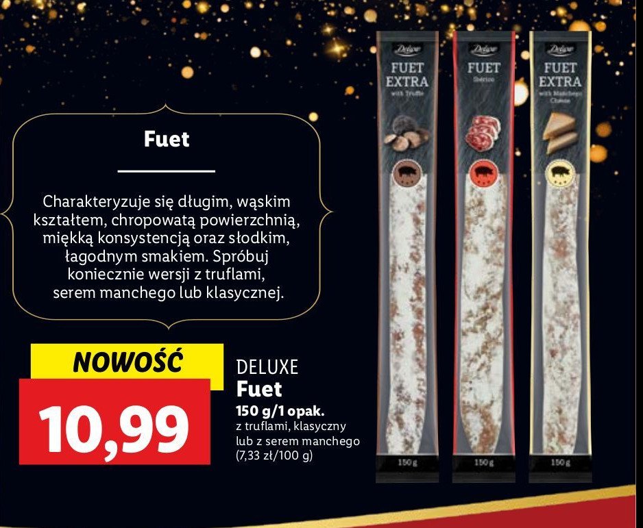 Fuet z serem manchego Deluxe promocja