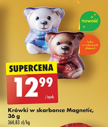 Krówki w skarbonce Magnetic promocja w Biedronka