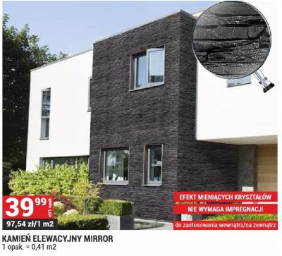 Kamień elewacyjny Mirror, 1 opak. = 0,41 m2 promocja w Merkury Market