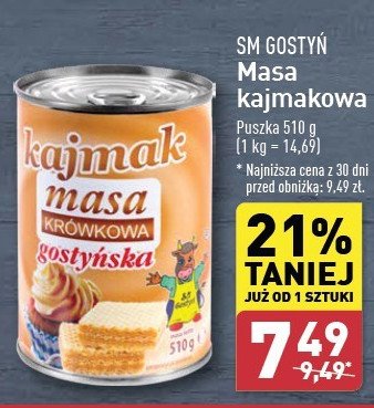 Masa krówkowa Gostyń promocja w Aldi