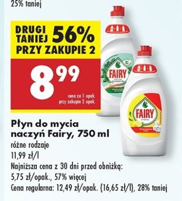 P艂yn do mycia naczy艅 lemon Fairy promocja