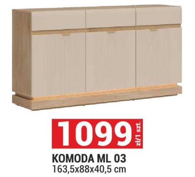 Komoda ML 03 163,5x88x40,5 cm promocja w Merkury Market