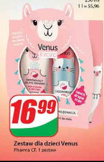 Żel pod prysznic + dezodorant Venus xoxo promocja