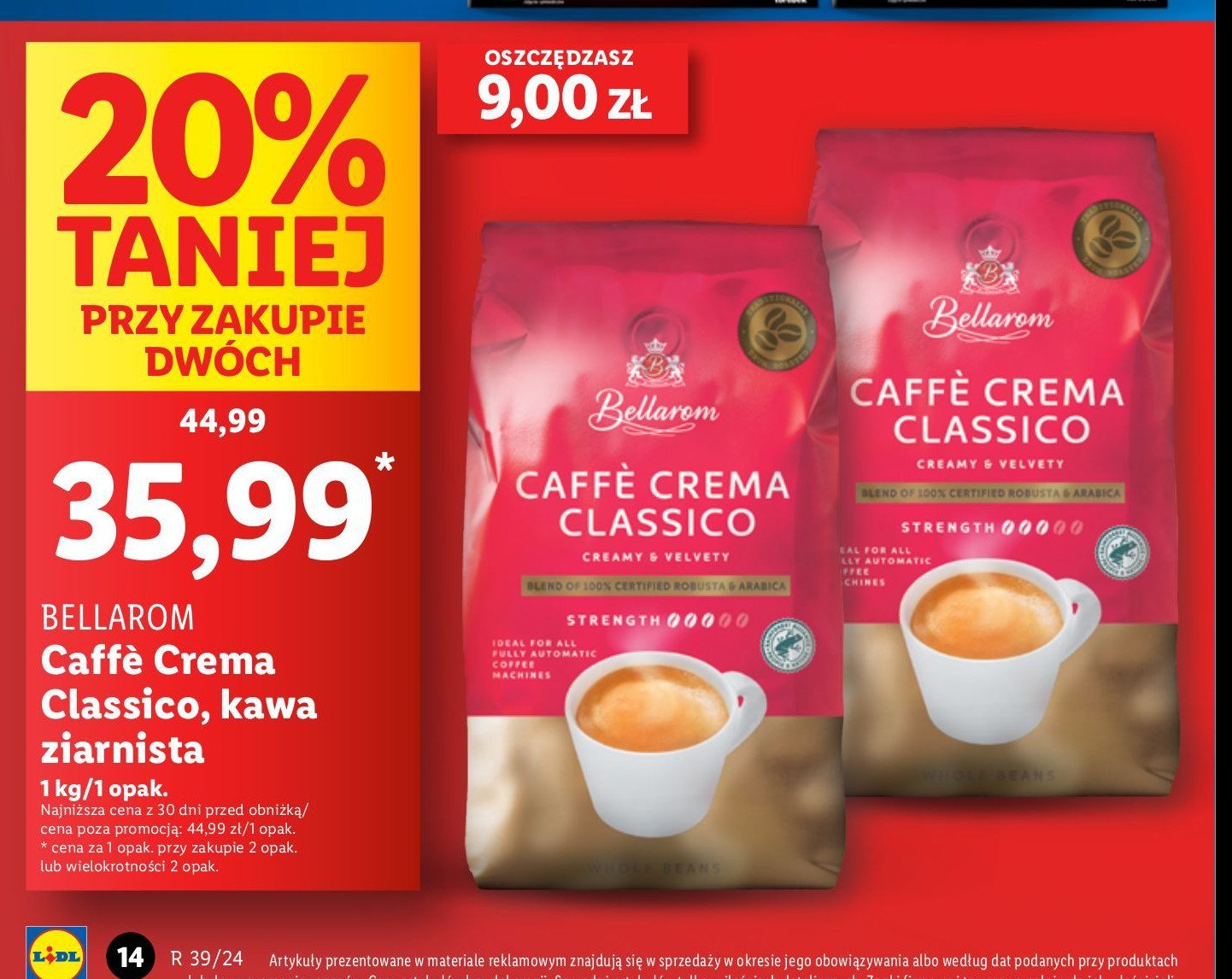 Kawa Bellarom Classico promocja