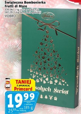 Świąteczna Bombonierka Frutti di Mare VOBRO promocja w Prim Market