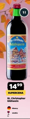 Wino Glühwein, słodkie promocja w Netto