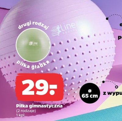 Piłka gimnastyczna 65 cm Netto promocja w Netto