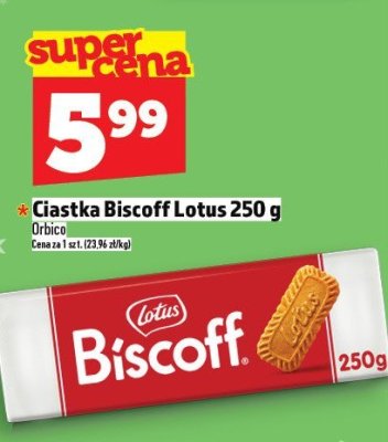 Ciastka Biscoff Lotus 250g promocja w TOPAZ
