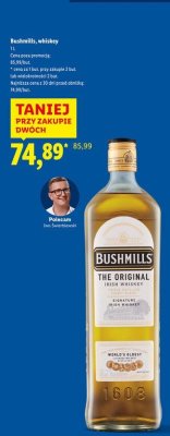 Whiskey Teeling ze szklanką promocja w Lidl