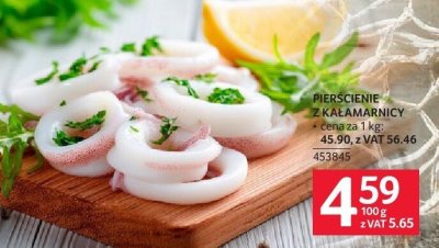 Pierścienie z kałamarnicy promocja w Selgros
