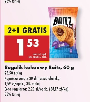Rogalik kakaowy Baitz promocja