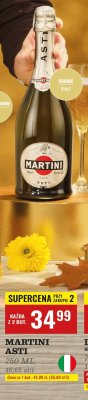 Wino musujące Martini Asti 750ml promocja w Biedronka