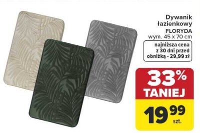Dywanik łazienkowy promocja w Carrefour