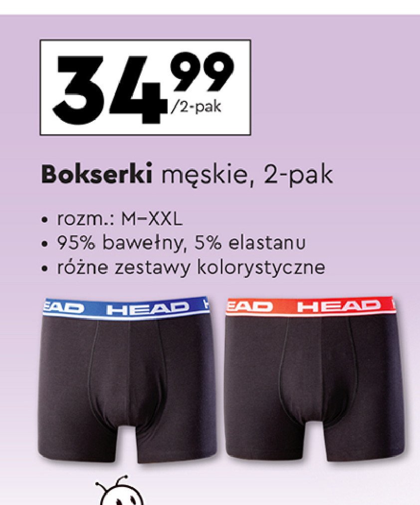 Bokserki męskie rozm. m-xxl Head promocja