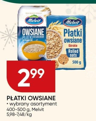 Płatki owsiane Melvit promocja w Chata Polska