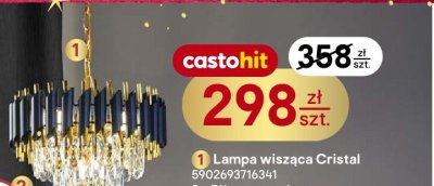 Lampa wisząca Cristal promocja w Castorama