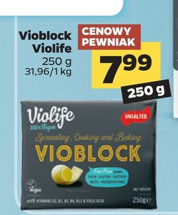 Masło wegańskie vioblock Violife promocja