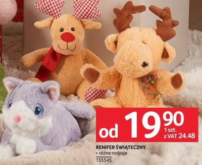 Renifer świąteczny różne rodzaje promocja w Selgros
