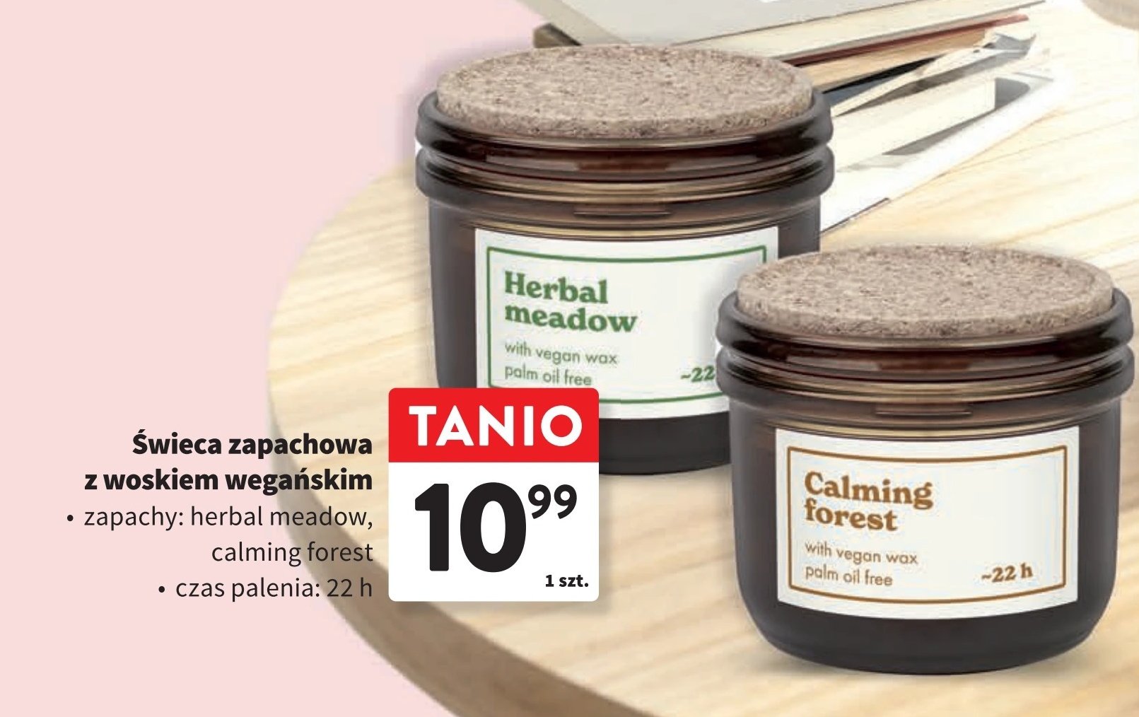 Świeca zapachowa calming forest promocja w Intermarche