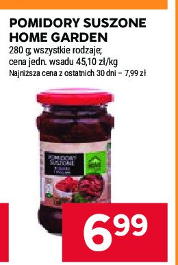 Pomidory suszone Home garden promocja