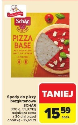 Spody do pizzy bezglutenowe SCHÄR 300g promocja w Carrefour