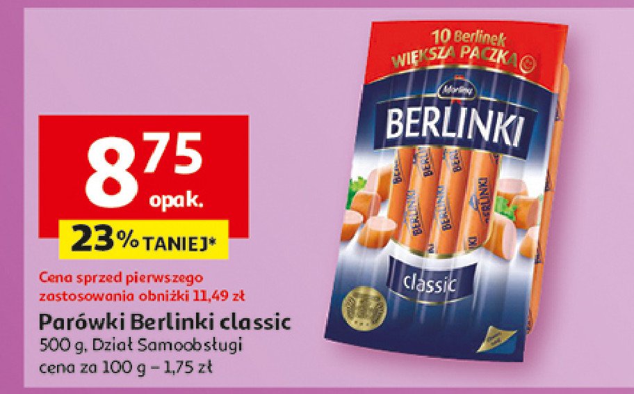 Par贸wki classic Morliny berlinki promocja